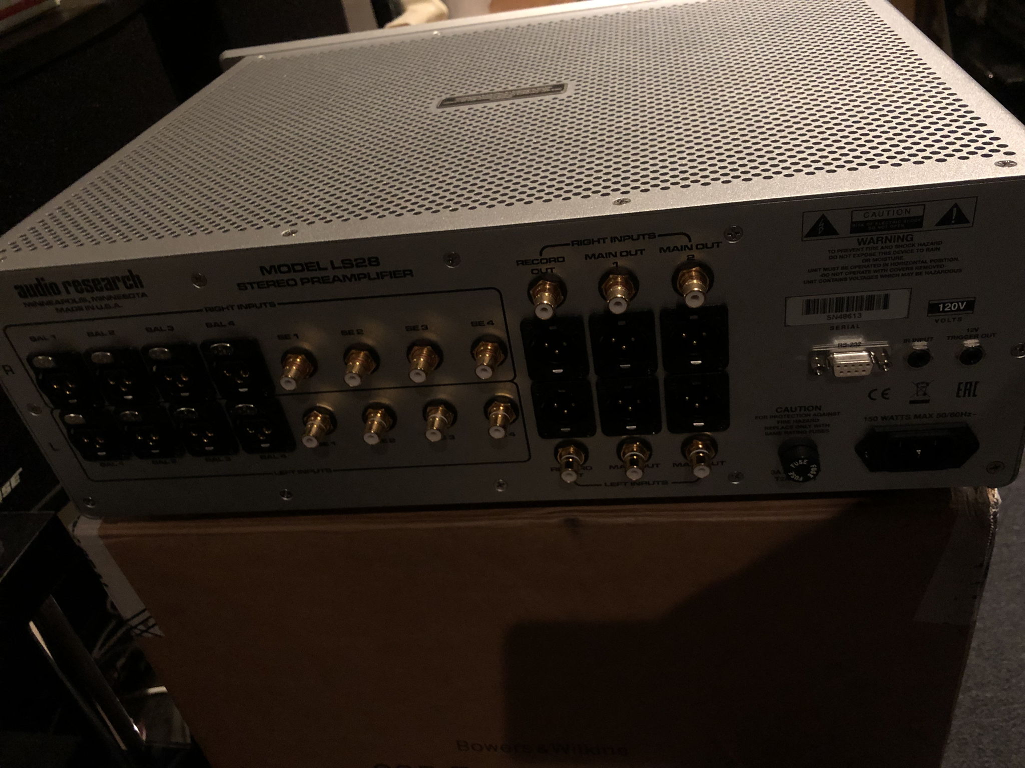 Audio Research LS28 silver preamp 6
