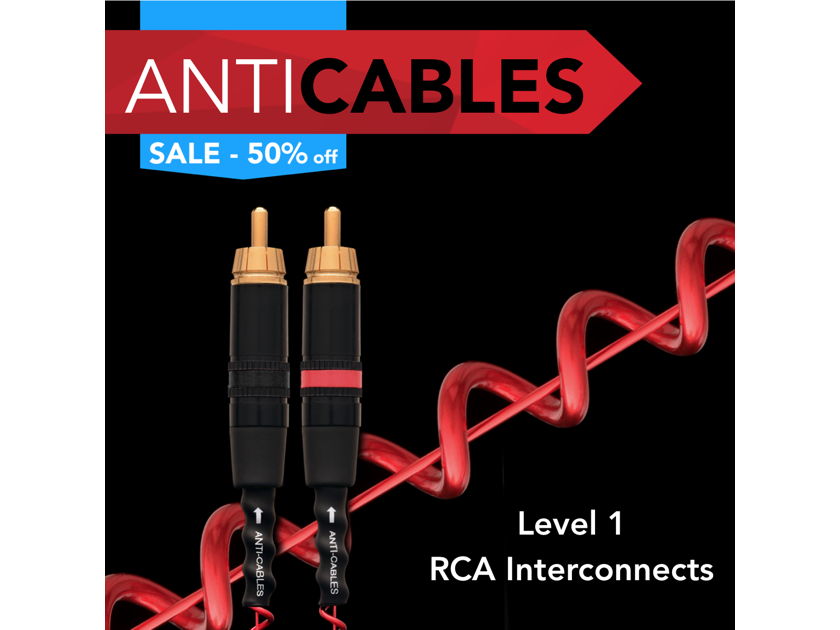 ANTICABLES Level 1 Classic Series RCA Analog Interconnects