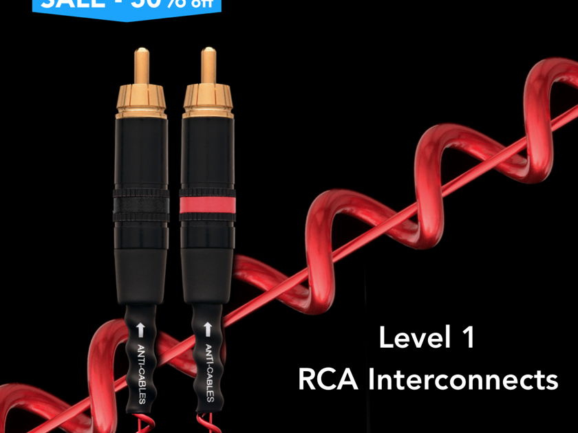 ANTICABLES Level 1 Classic Series RCA Analog Interconnects