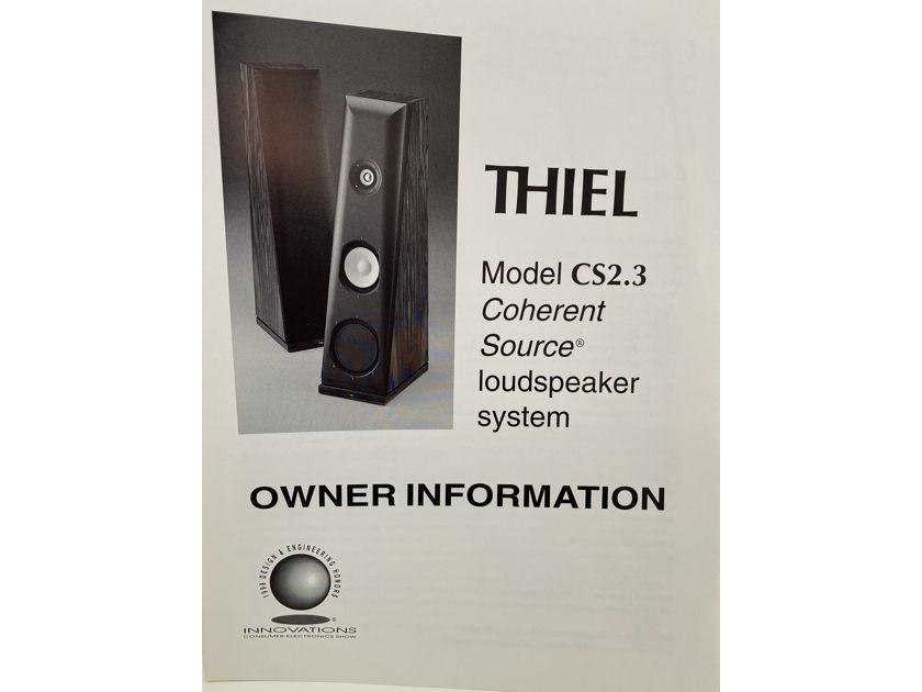 Thiel Audio CS-2.3 Speakers