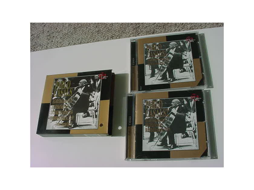 CELLO Pablo Casals 2 cd set EDGAR BRUCH DVORAK - BRAHMS G1-2006 8 MONO POLY  Remastered with Cedar sound system