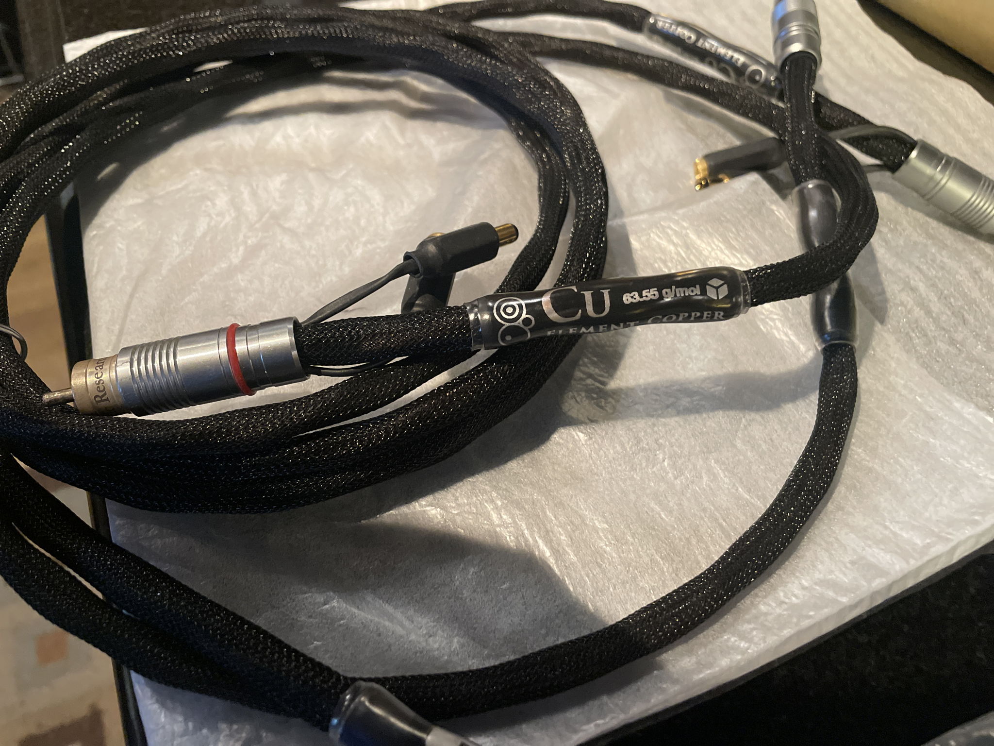 Closeup of 2M RCA Cable (x2)