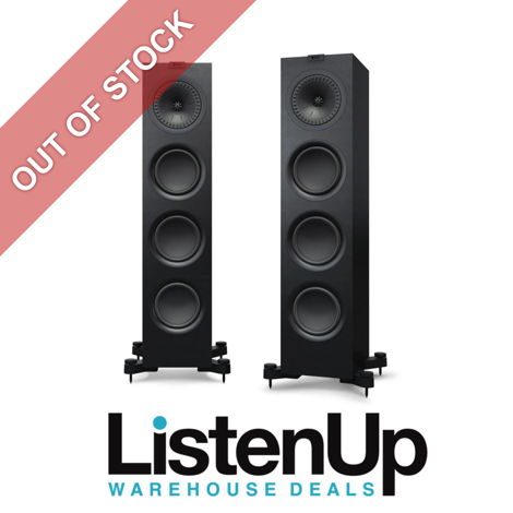 KEF Q750 Floorstanding Speakers - Pair - Black