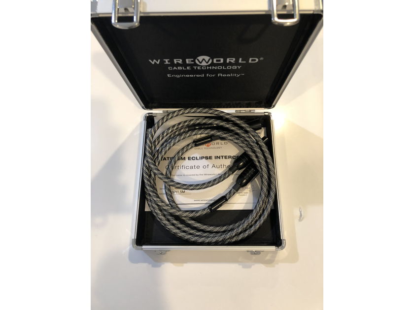 Wireworld Platinum Eclipse 8 XLR 1.5m interconnects
