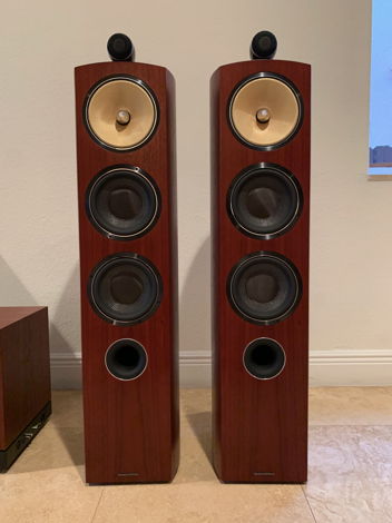 B&W 804 D2 Stereo Speakers - Rosenut - EXCELLENT Condition