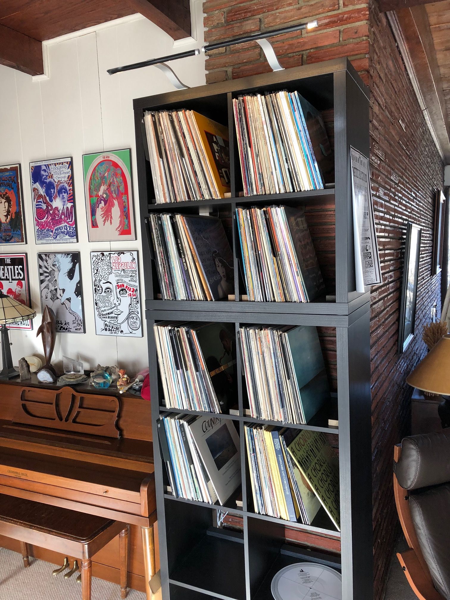 Secondary record storage for Jazz/Classical collection.