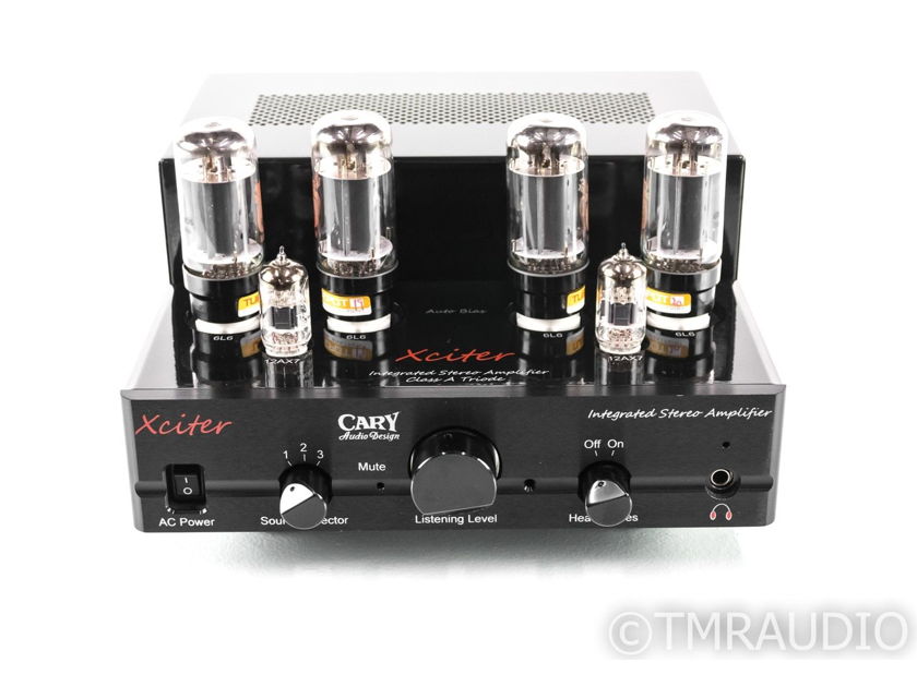 Cary Audio Xciter Stereo Integrated Tube Amplifier; Remote; Upgraded; New Tubes (26185)
