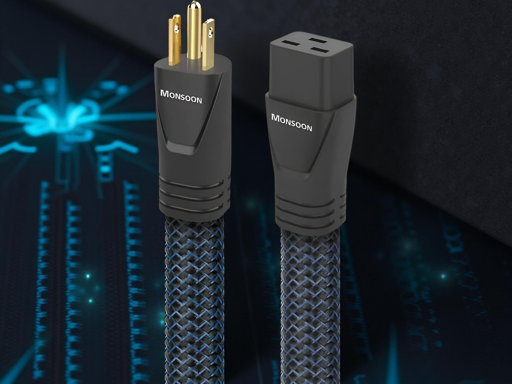 AudioQuest Monsoon Power Cable – 1.0 Meter with 20 Amp ...