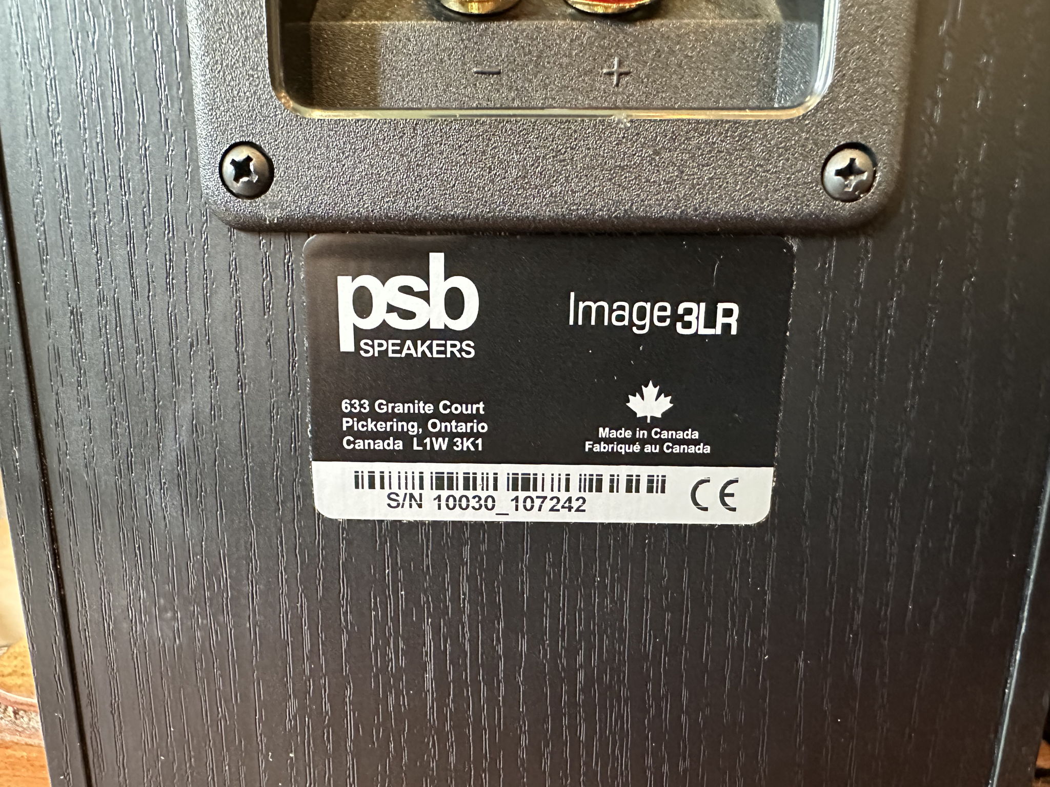 PSB Image 3lr Speaker Monitor Pair Full Range Bookshelf... 8