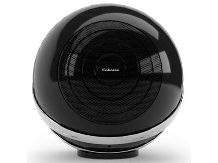 Cabasse THE PEARL Connected Coaxial Speaker Pair With Stands In Black (Store Demo – Like New)