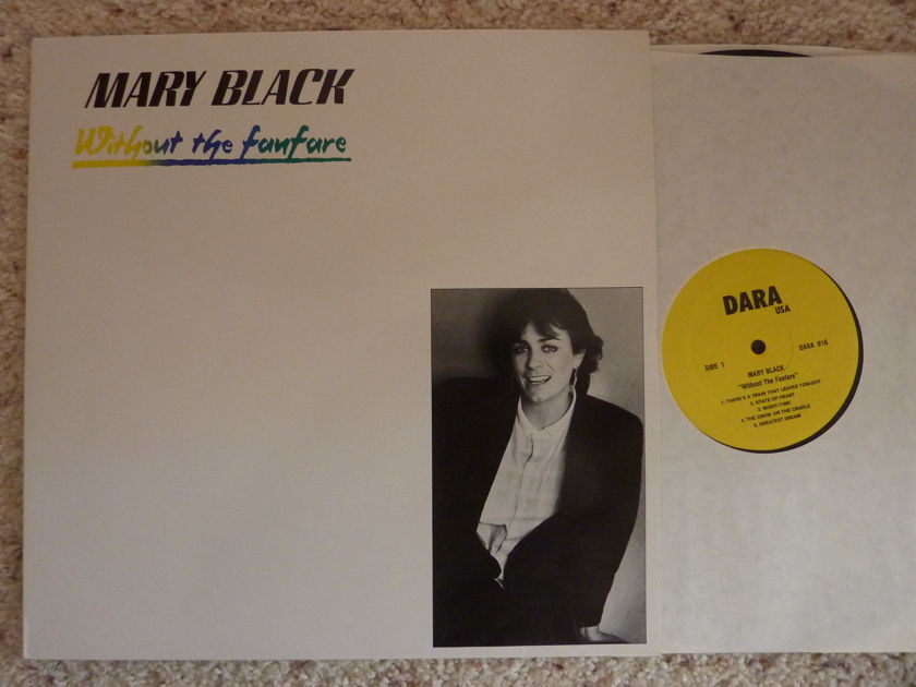 MARY BLACK  WITHOUT THE FANFARE lp M