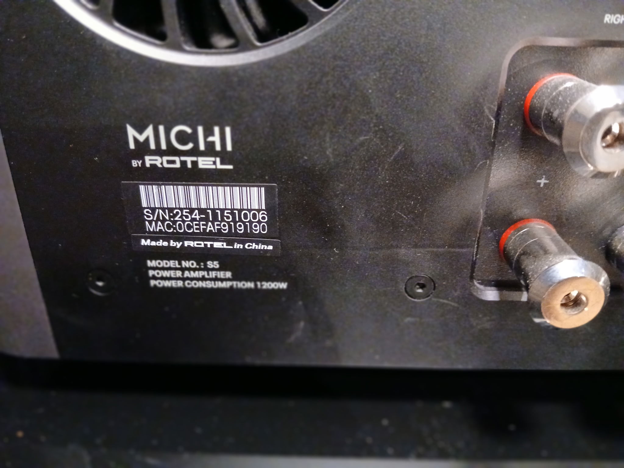 Rotel Michi S5 Power Amp 8