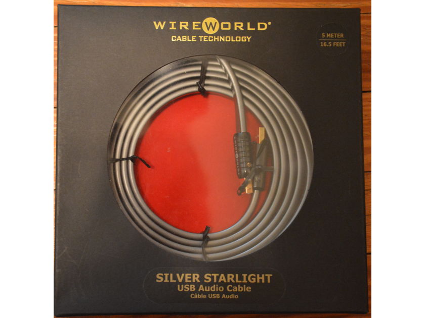 Wireworld Silver Starlight 6 5 meter USB 2.0 A to B