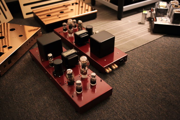 TRIODE LABS 2A3GT-FFX Mono Blocks (Red Wine Finished)