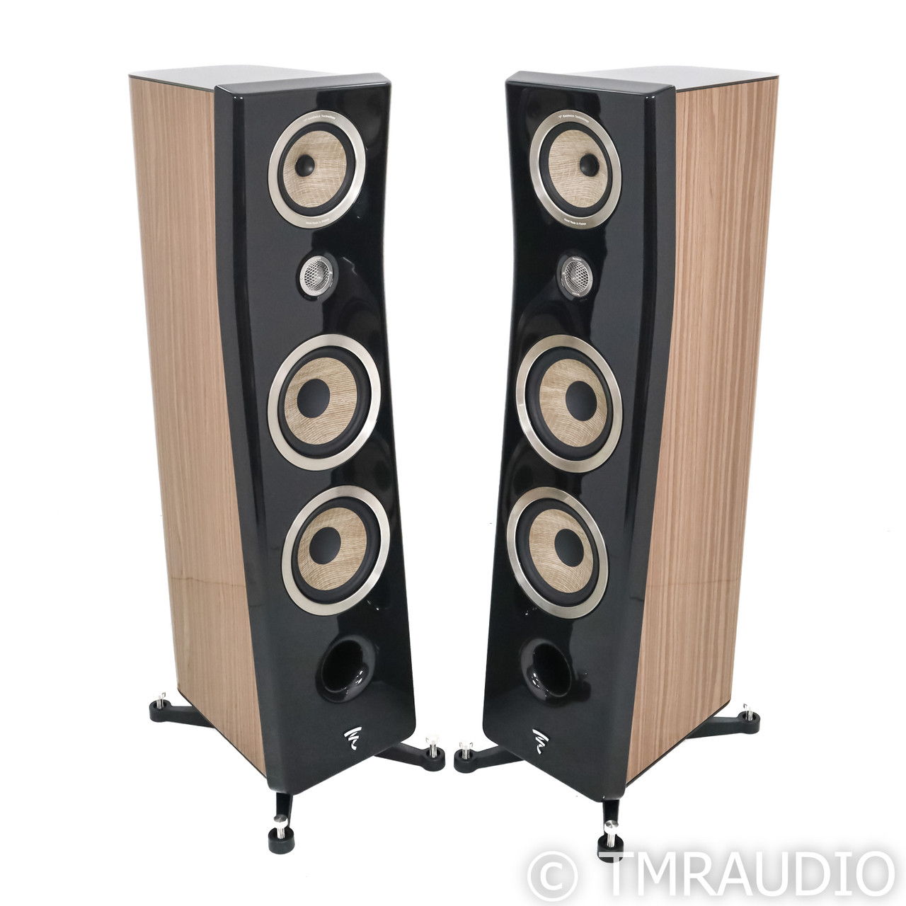 Focal Kanta No. 3 Floorstanding Speakers; Black & Walnu...