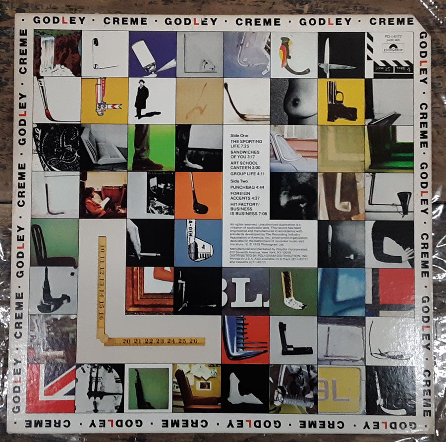 Lol Creme And Kevin Godley - L NM Vinyl LP 1978 MONARCH... 2