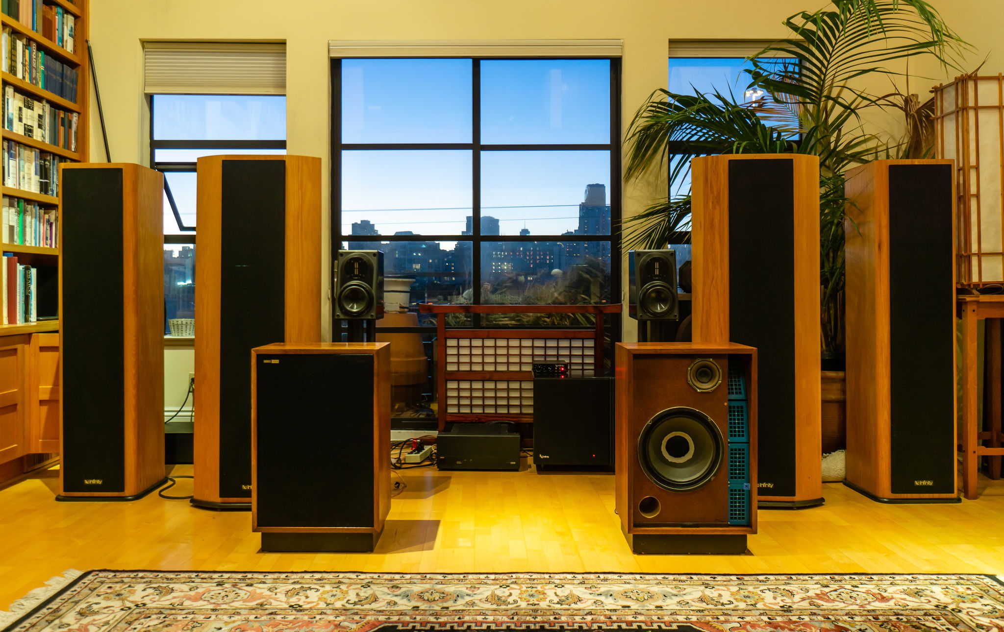 Three Infinity Speaker Systems