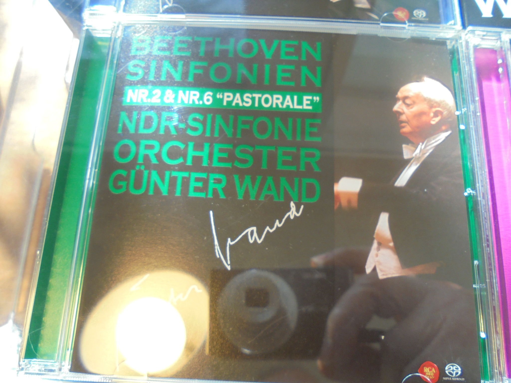 BEETHOVEN 9 SYMPHONIES GUNTER WAND 5 SACD DISC BOX SET 3