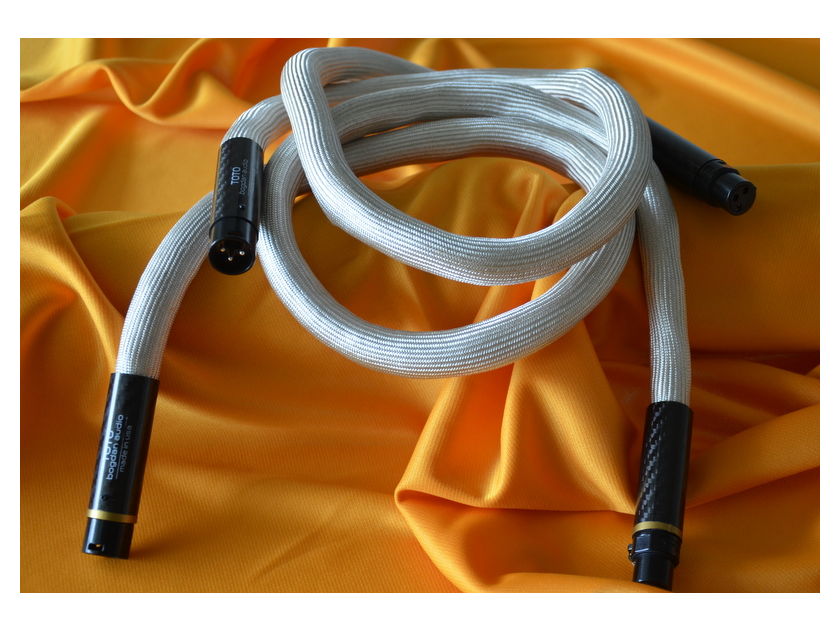 NEW, now in black TOTO-TUNGSTEN XLR Interconnects by Bogdan Cables-Promotional 50% off and FREE shipping in US