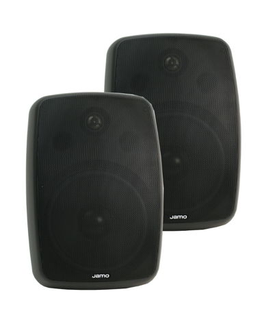 Jamo I/O 1A2 Outdoor Speakers; Black Pair (New) (26336)
