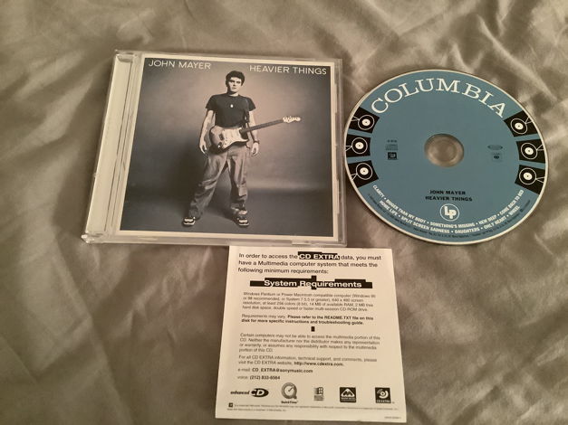 John Mayer Aware/Columbia Records CD With CD Extra  Hea...