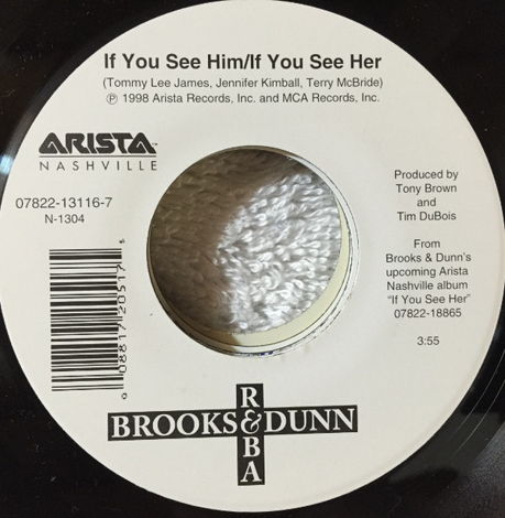 Brooks & Dunn ,And Reba McEntire ‎– If You See Him/If Y...