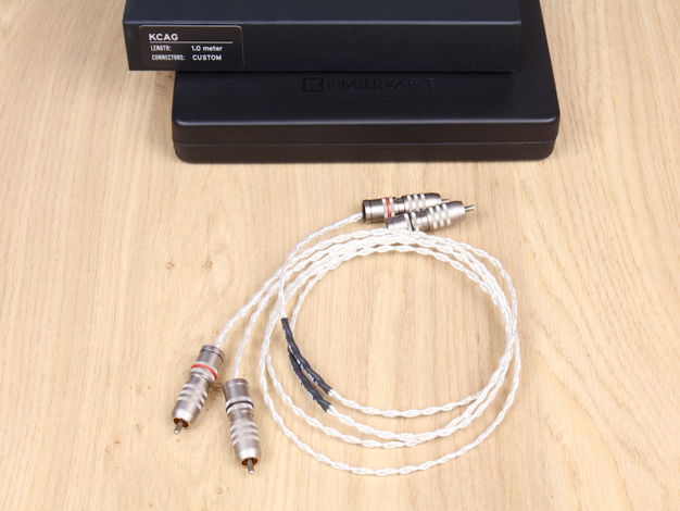 Kimber Kable KCAG silver audio interconnects Siltech SS...