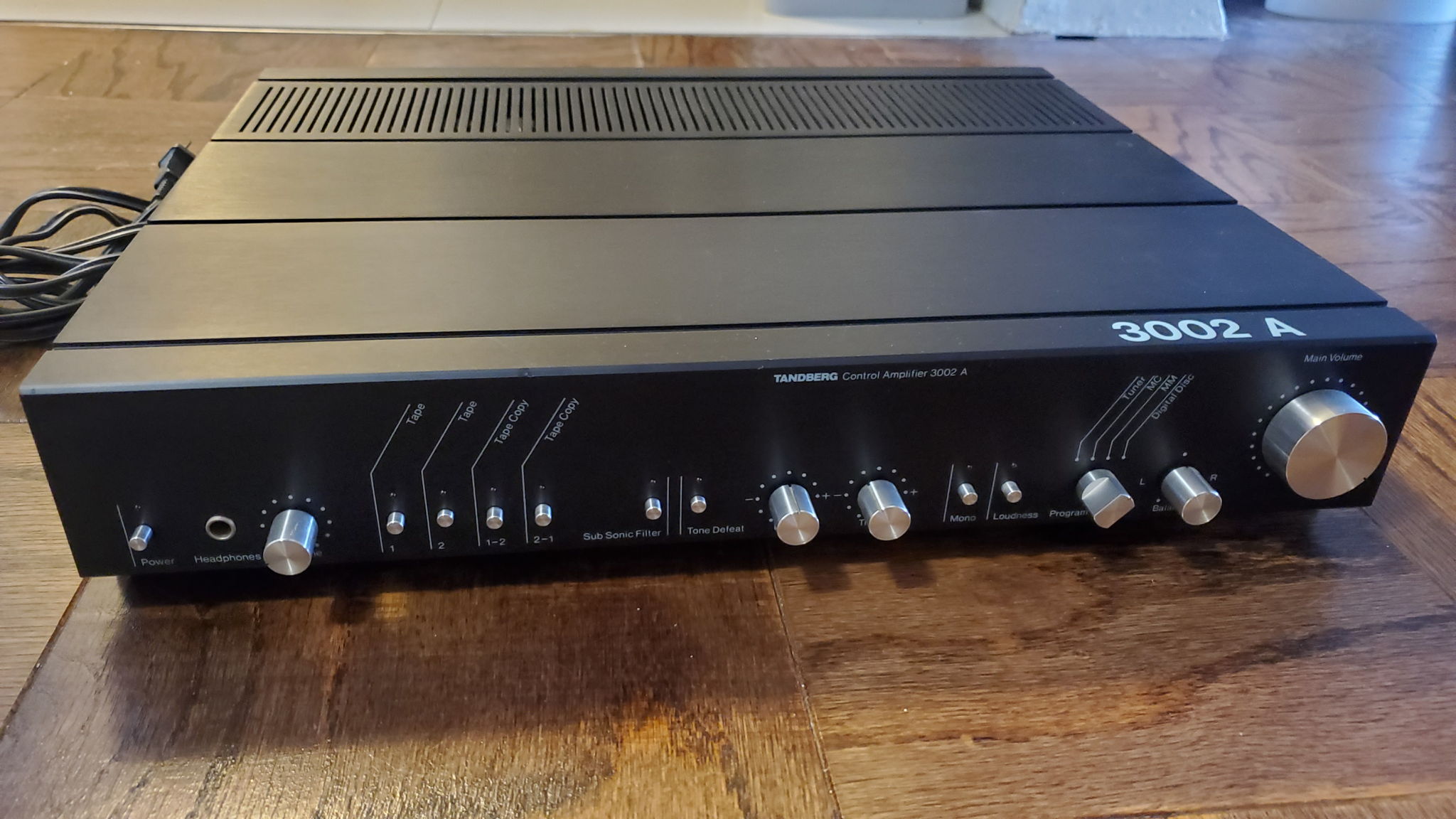 Tandberg 3002 A Phono MC/MM Pre-amp +AC Cord