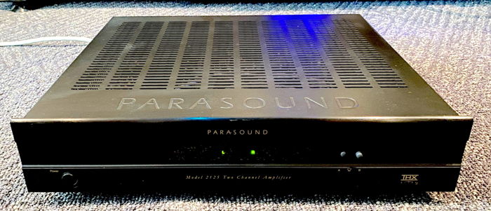 Parasound 2125 Stereo Amp with  A & B spks