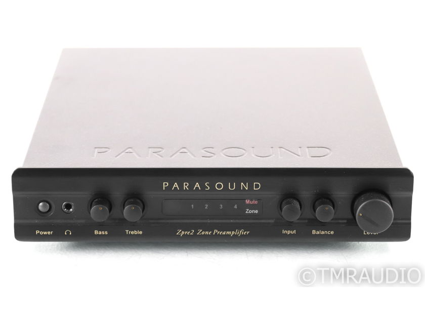 Parasound Zpre2 Stereo Preamplifier; Black; Remote (33838)