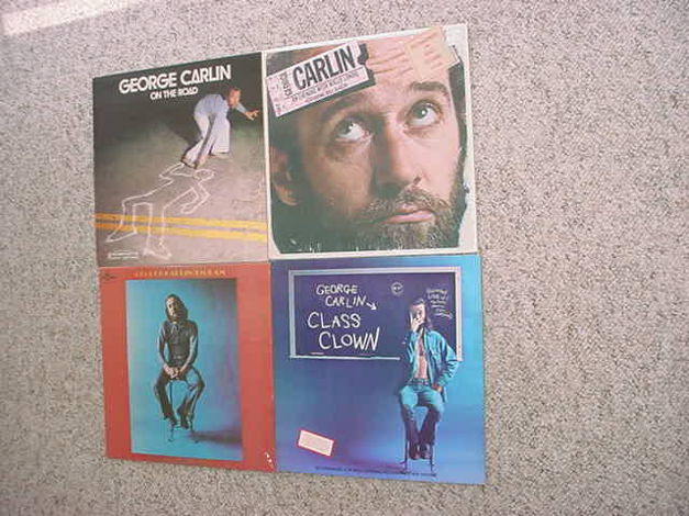 George Carlin lot of 4 lp records - COMEDY Class clown ...