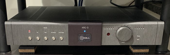 Krell KRC-3 Preamp. Recapped. Nice Condition w/ Remote