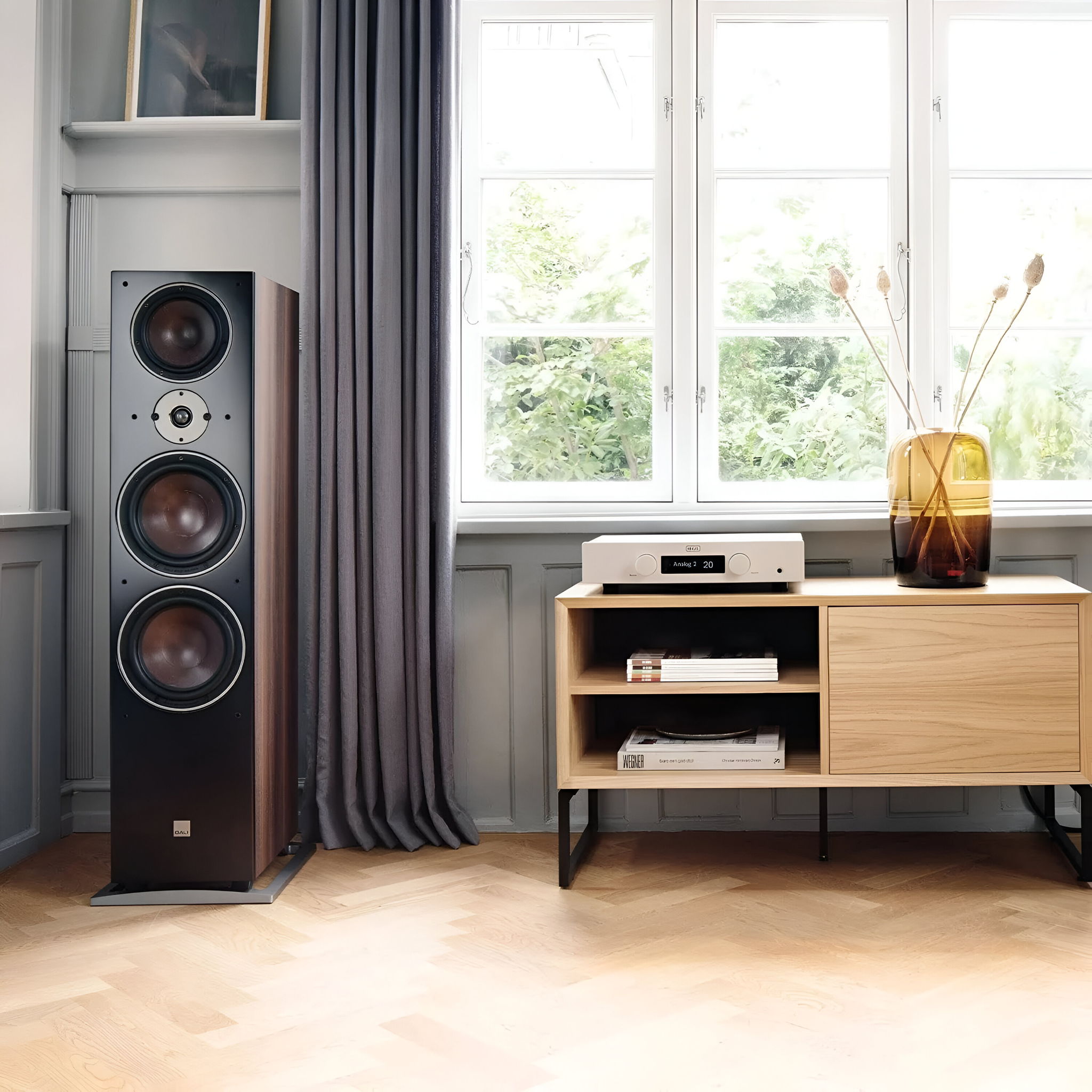 DALI OBERON 9 Floorstanding Speakers in Black Ash Venee... 2