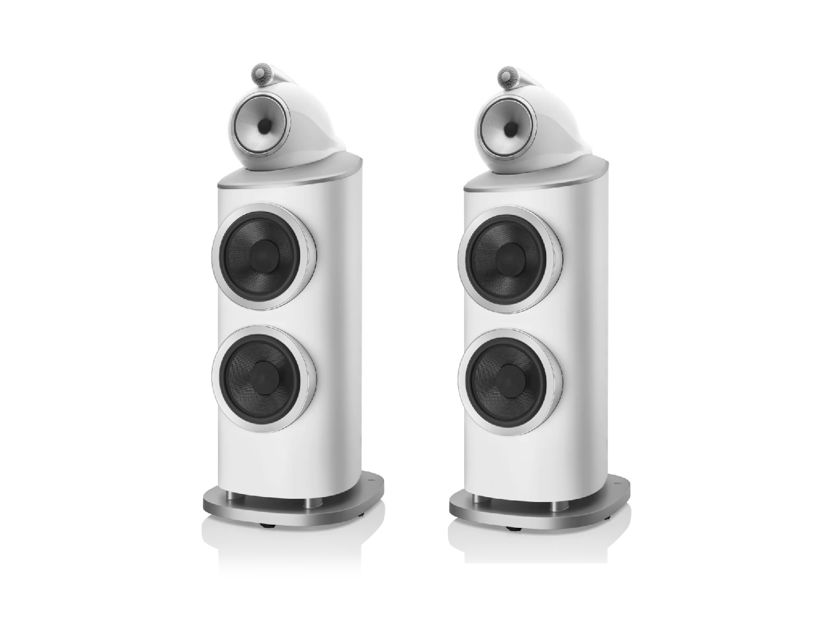 B&W (Bowers & Wilkins) 801D4 -White (Pair)  ** Trade In **