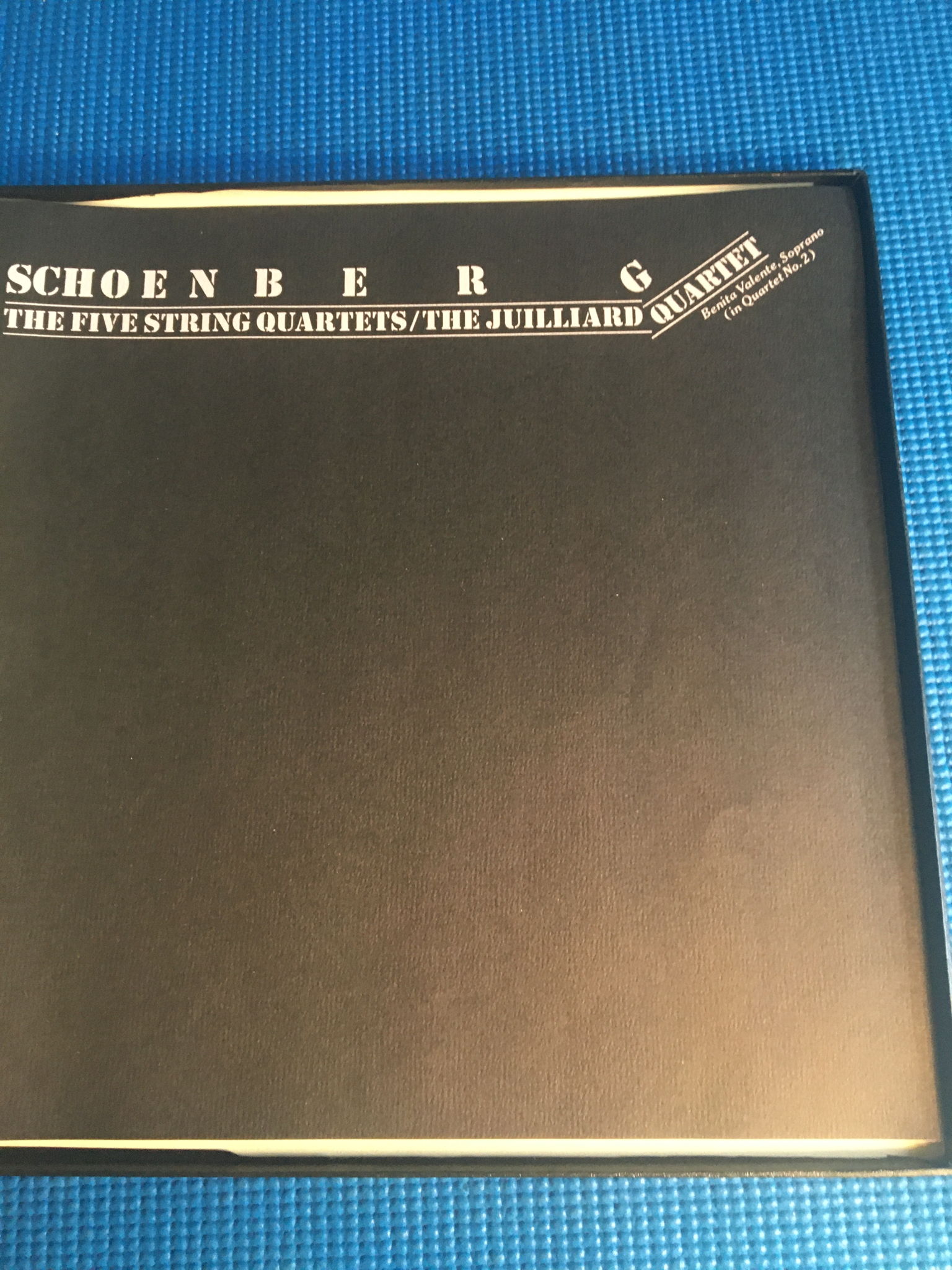 Promo Schoenberg 3 Lp record box set Columbia  The five... 2