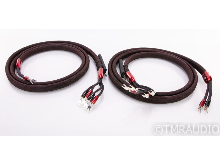 AudioQuest Redwood BiWire Speaker Cables; 10ft Pair; 72v DBS (19111)