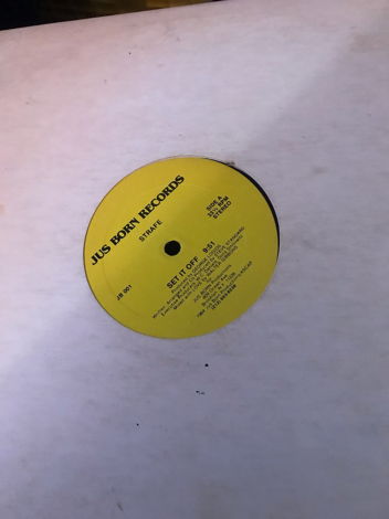 STRAFE Set it Off Vinyl 12” JUS BORN STRAFE Set it Off ...