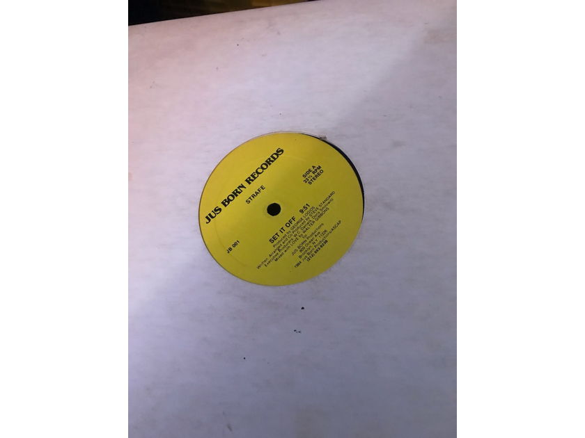 STRAFE Set it Off Vinyl 12” JUS BORN STRAFE Set it Off Vinyl 12” JUS BORN