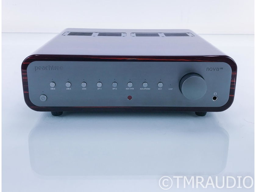 Peachtree Nova 150 Stereo Integrated Amplifier; Gloss Ebony; Remote; MM Phono (18198)