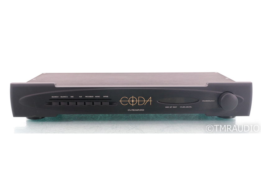 Coda 07x Stereo Preamplifier; Remote; Black (44402)