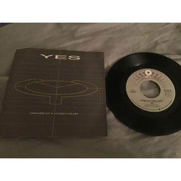 Yes Owner Of A Lonely Heart/Our Song 45 With Picture Sl...