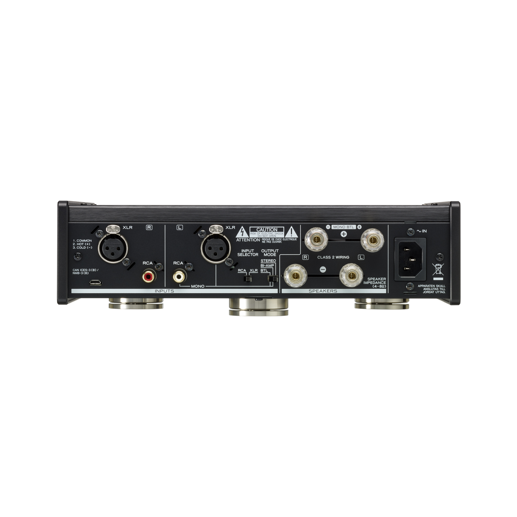 TEAC AP-505 Compact Stereo Power Amplifier - Black 3