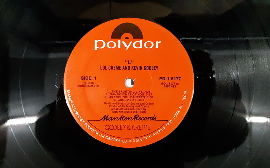 Lol Creme And Kevin Godley - L NM Vinyl LP 1978 MONARCH... 6