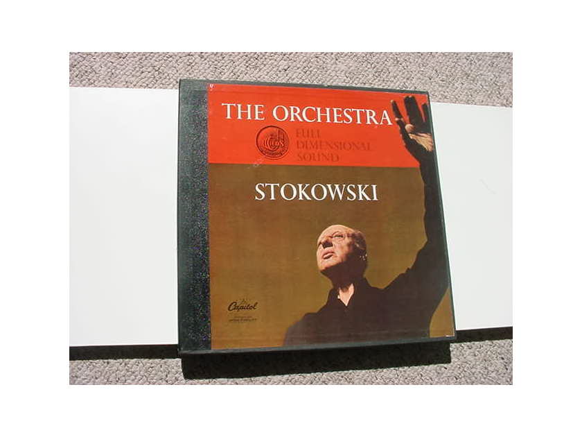 The Orchestra Stokowski -  1 lp record box set with booklet full dimensional sound Capitol SAL-8385