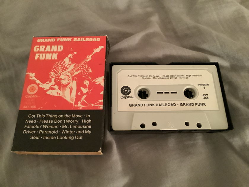 Grand Funk Railroad Original Pre Recorded Cassette  Grand Funk