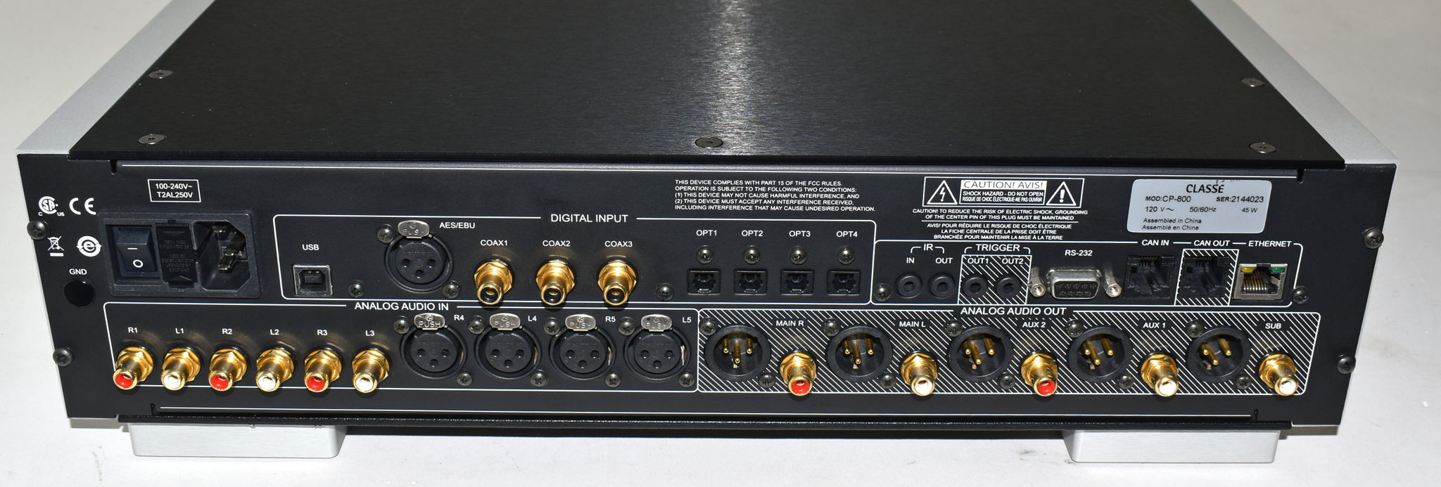 Classe Audio CP 800 Stereo Preamplifier PREAMP D/A DAC ... 13