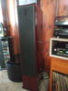 Left Martin Logan tower and SVS sub beside it
