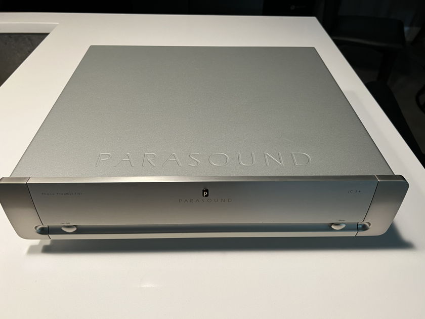 PARASOUND JC3+ MC/MM balanced phono stage in silver