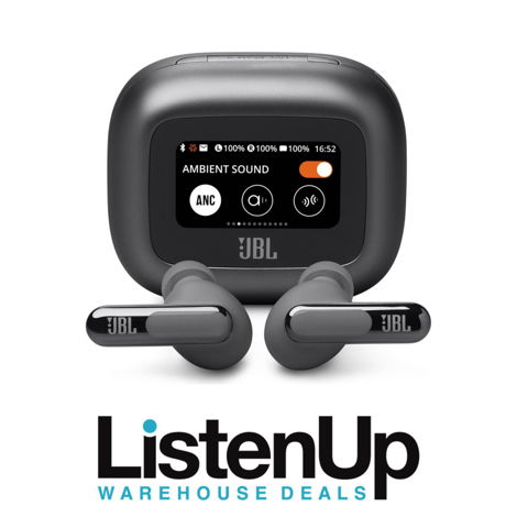 JBL Live Beam 3 True Wireless Noise-Cancelling Closed-S...