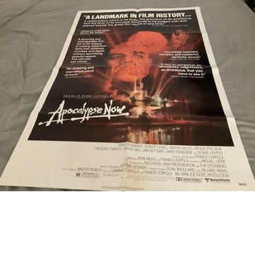 Apocalypse Now Original 1979 One Sheet Movie Poster  Ap...